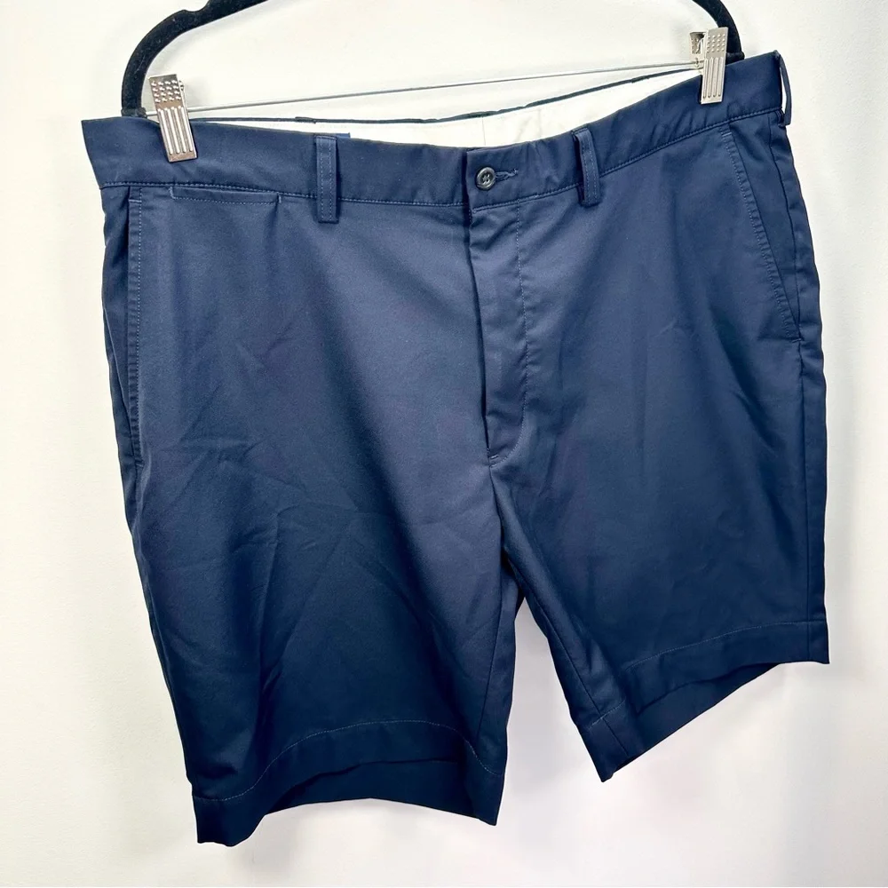 Polo Ralph Lauren Classic Fit Flat Front Shorts, Navy Blue, 36 Waist